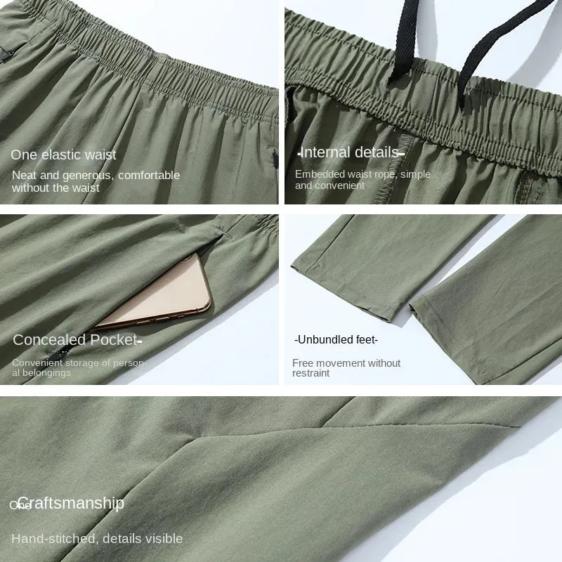 Omega Slim Fit Schnell Trocknende Sporthosen für Herren