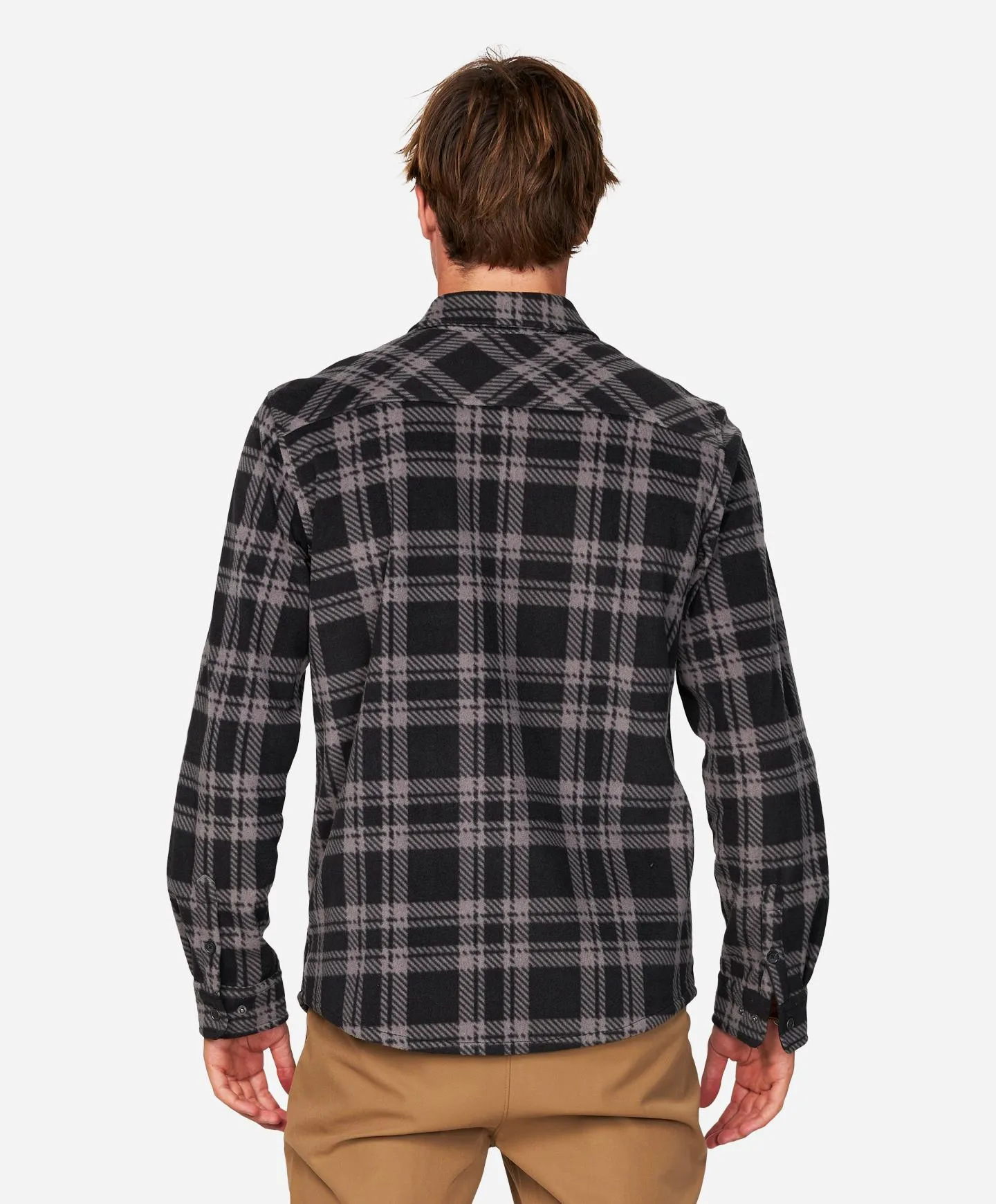 Oneill Glacier Plaid Mens - Black