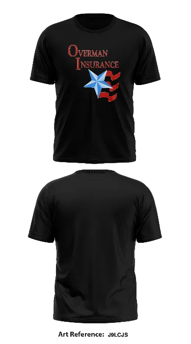 Overman Insurance Core Men's SS Performance Tee - J9LCJs