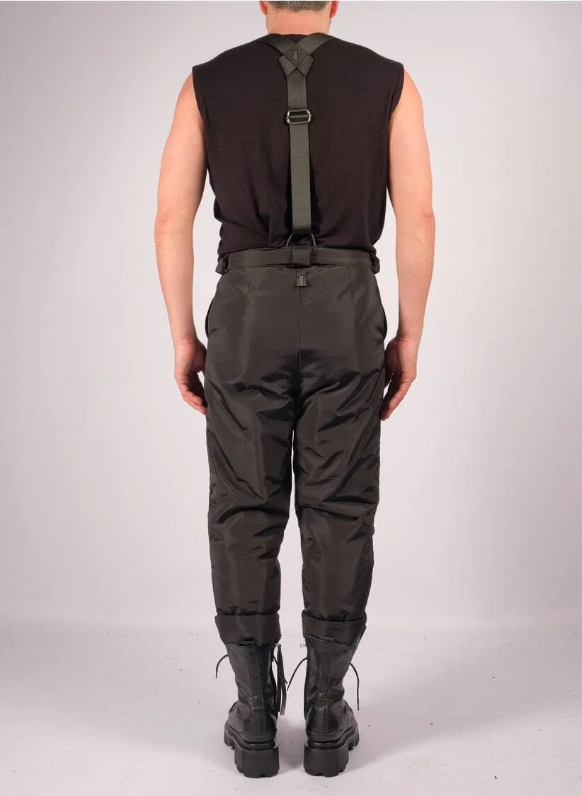 Padded Trousers with Braces