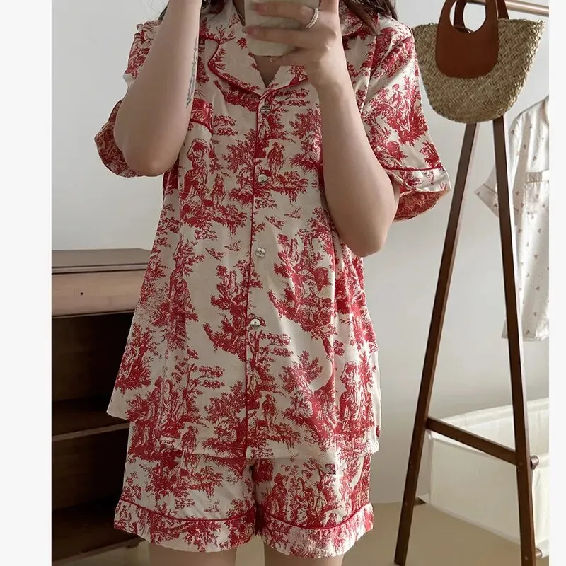 Pajamas Set  Long Sleeve  Sleepwear