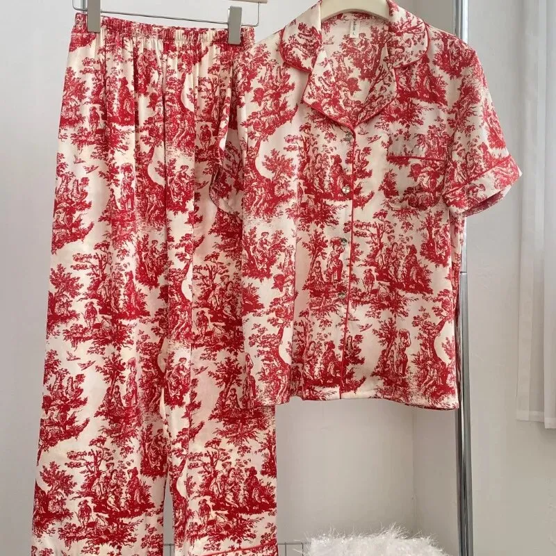 Pajamas Set  Long Sleeve  Sleepwear