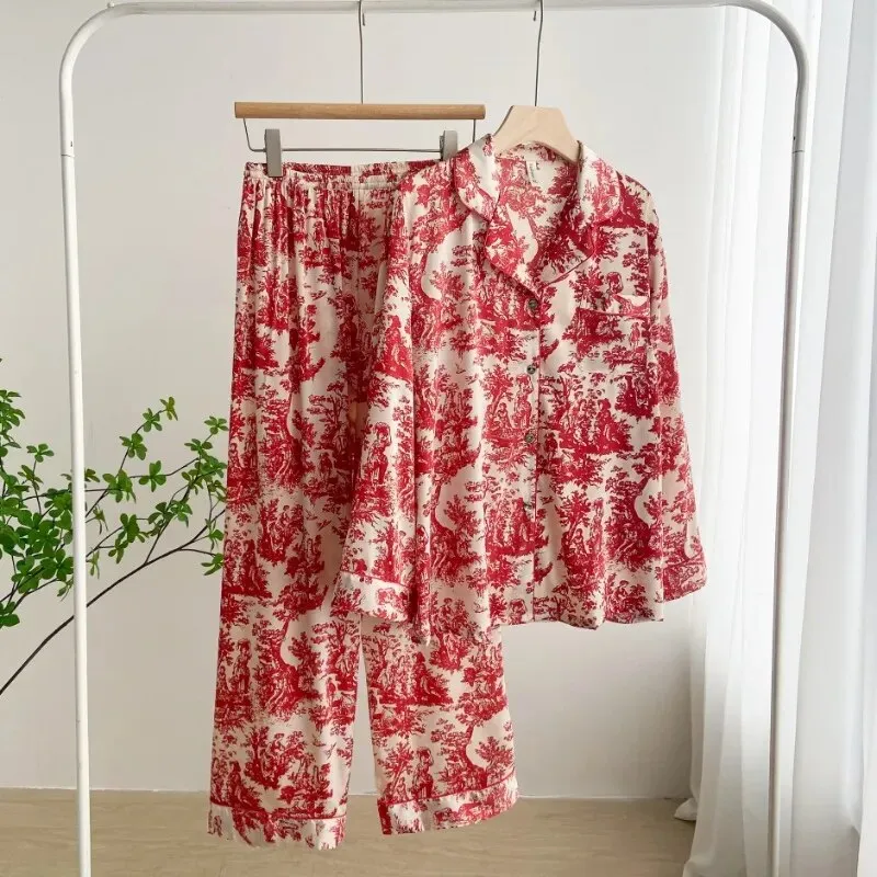 Pajamas Set  Long Sleeve  Sleepwear