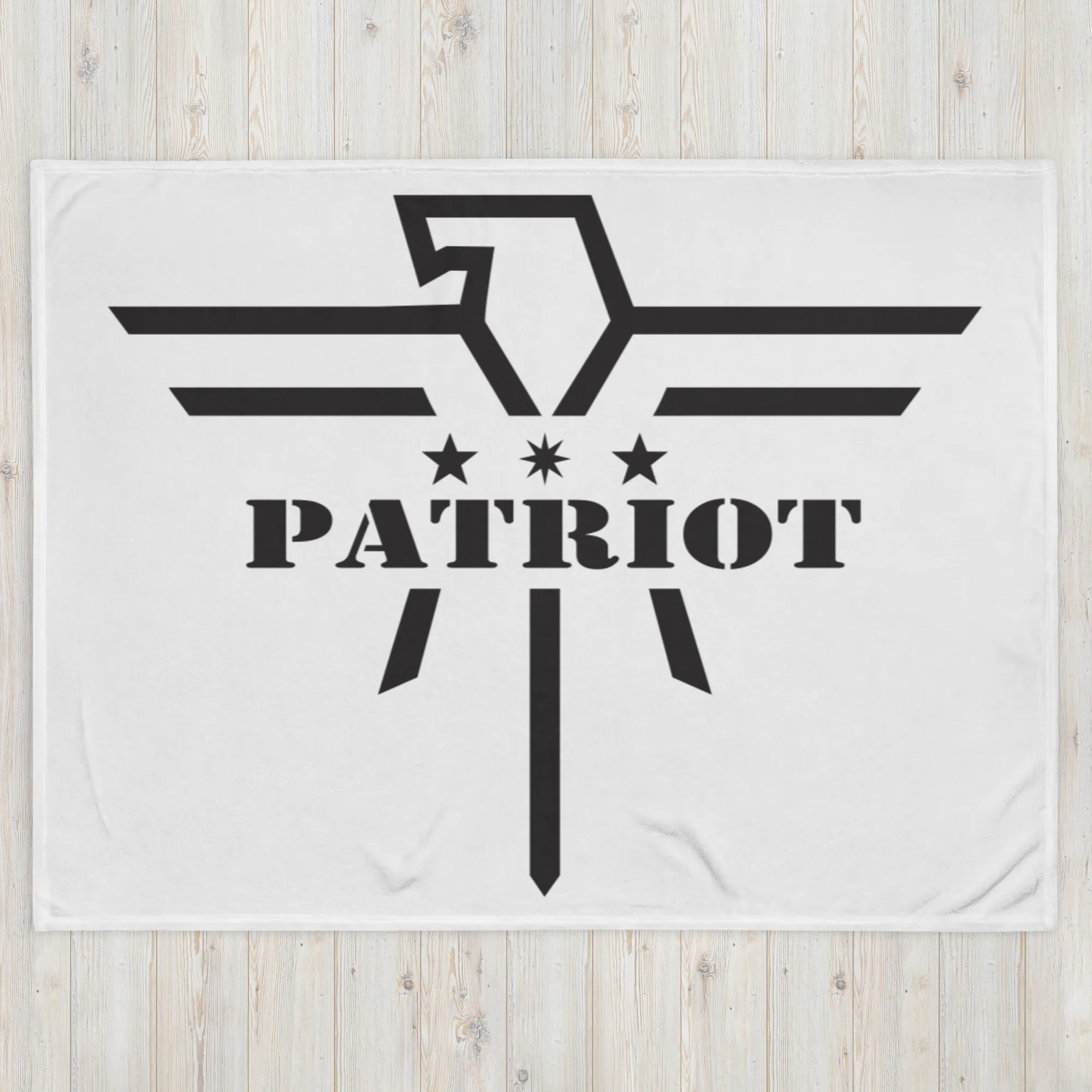 Patriot Throw Blanket White