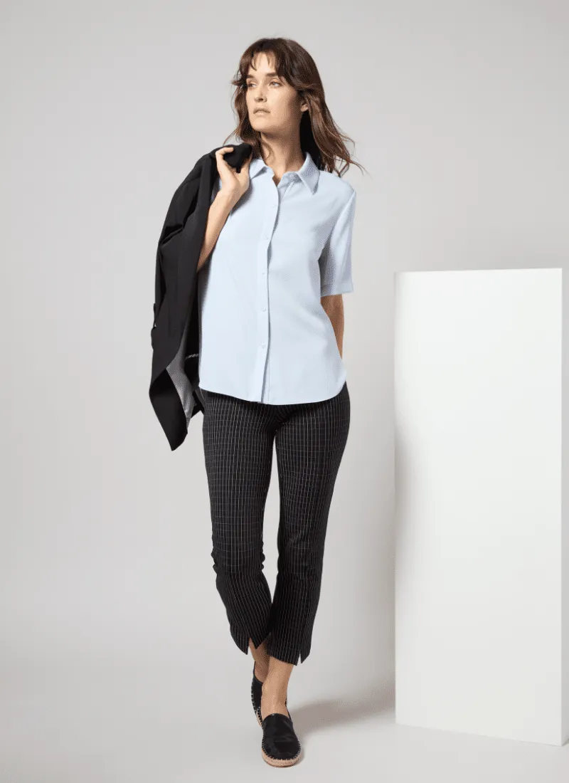 Patterned Wisteria Ankle Pant (26.5" Inseam)
