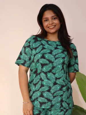 Peony Cotton Lounge Wear Full Pant