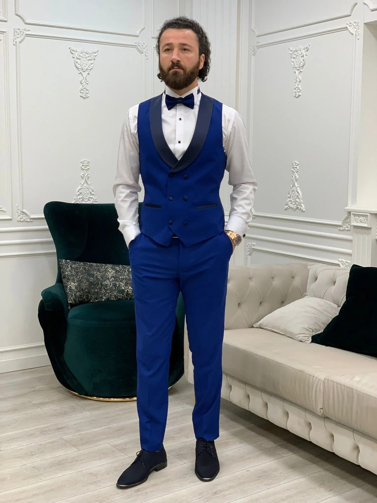 Perris Sax Slim Fit Tuxedo