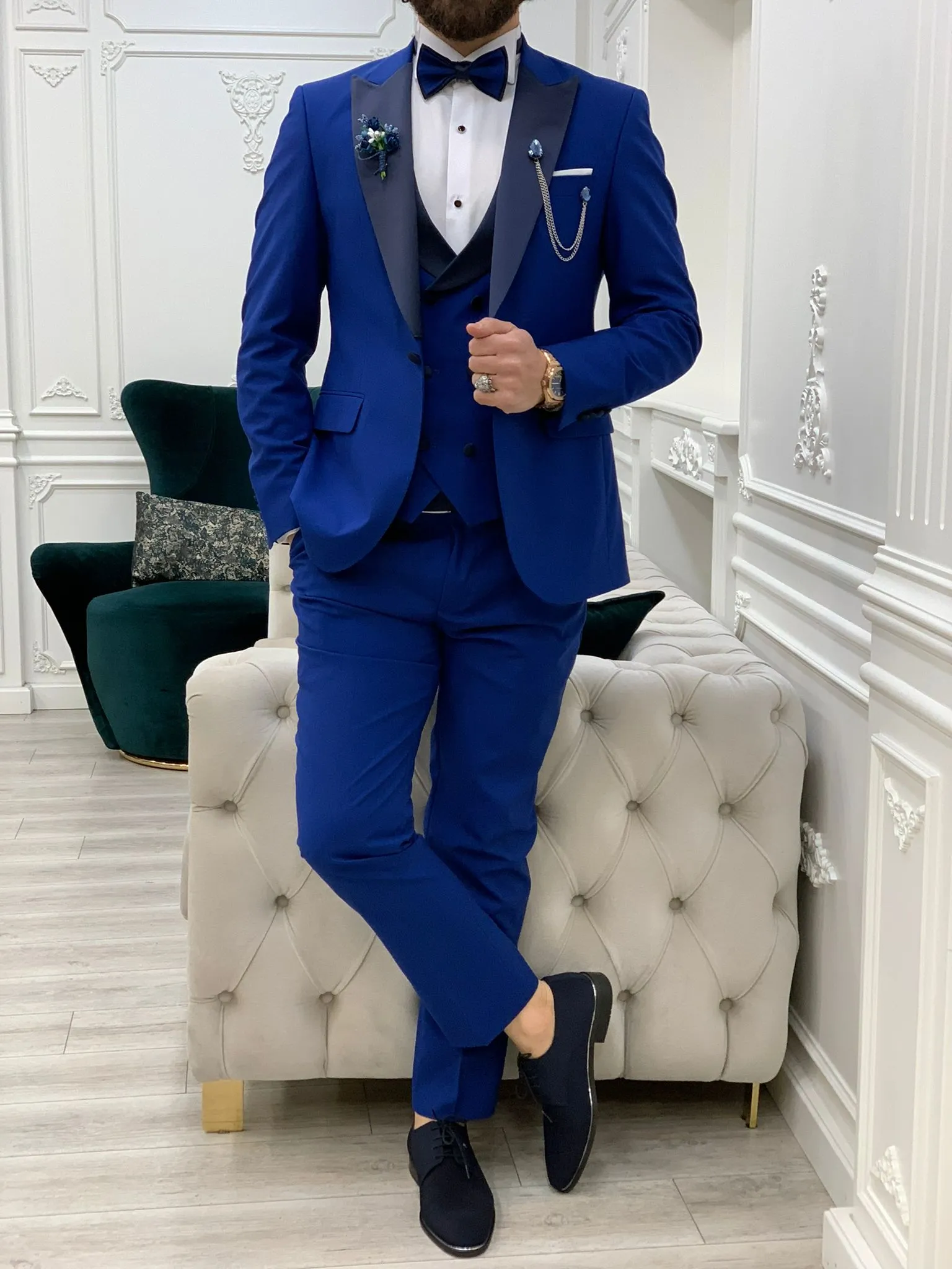 Perris Sax Slim Fit Tuxedo