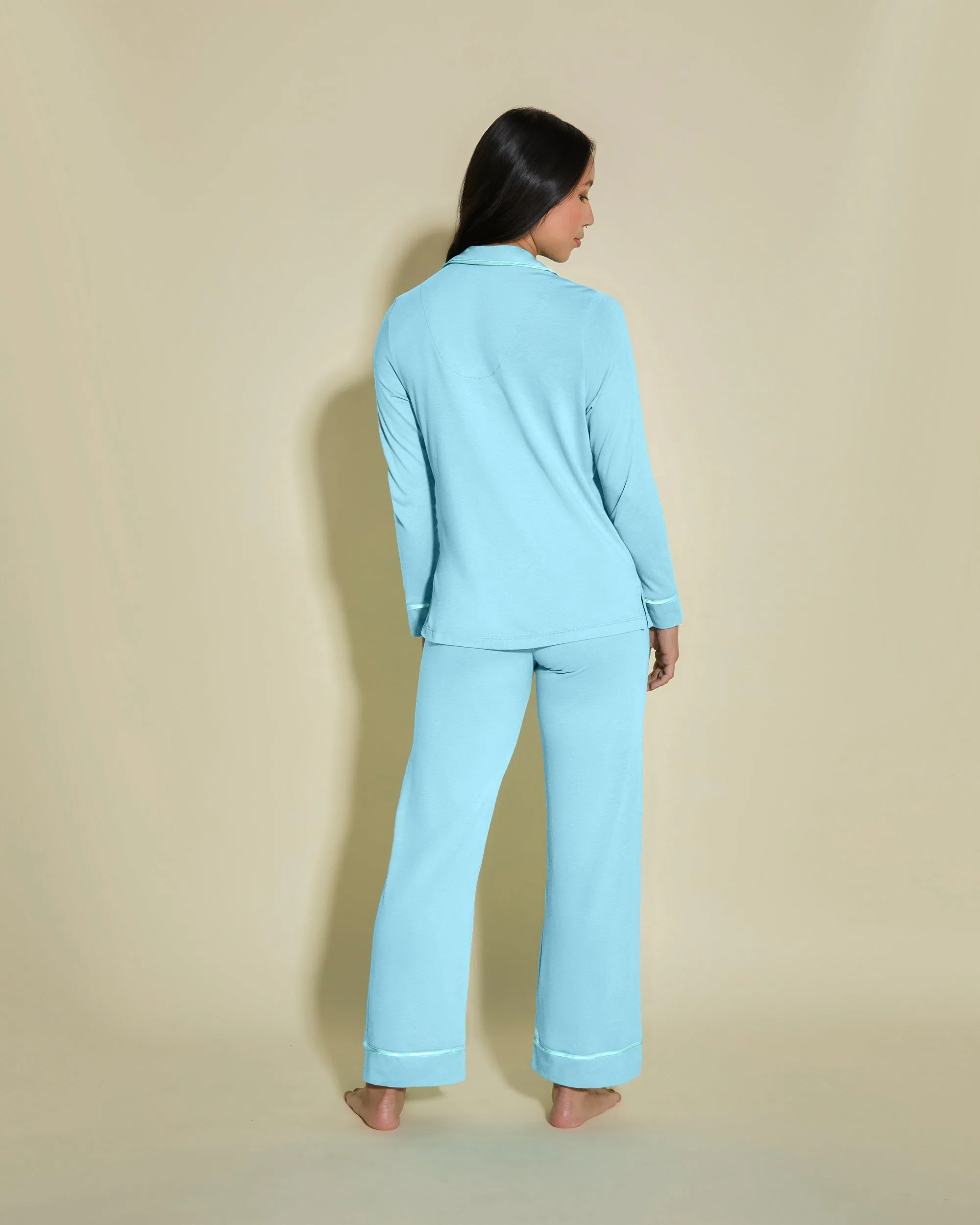 Petite Long Sleeve Top & Pant Pajama Set