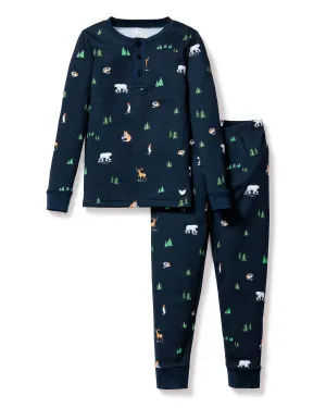 PETITE PLUME- KIDS PIMA SNUG FIT PAJAMA SET