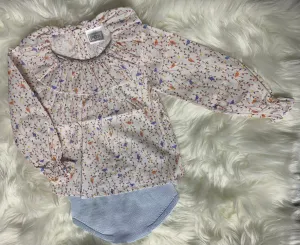 Pex Bird Print Twin Set - 18M
