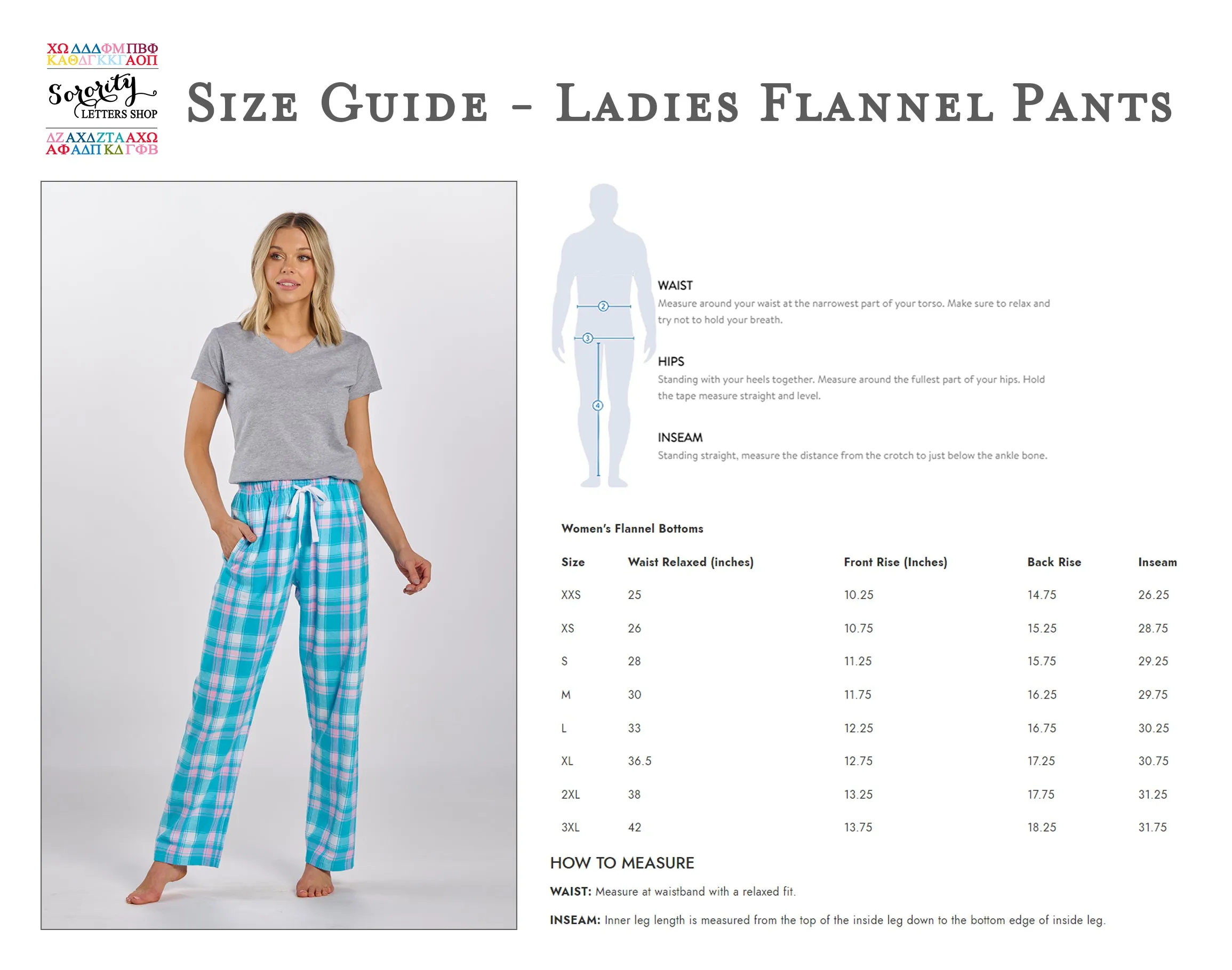 Phi Mu Flannel Pajama Pants