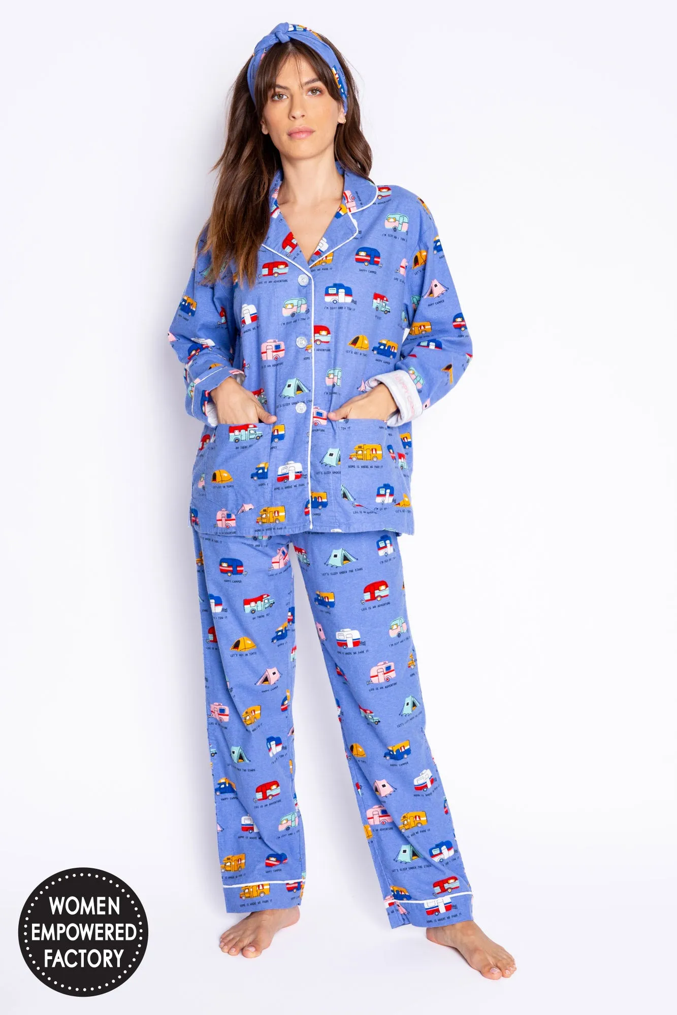 PJ Salvage Flannels Campers PJ Set