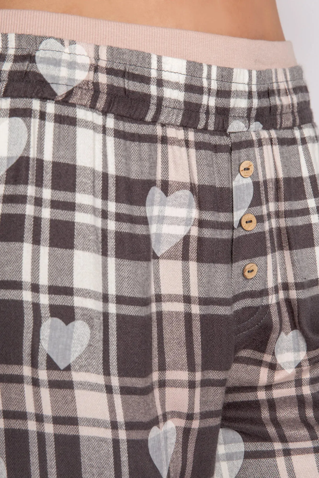 PJ Salvage Mad For Plaid Flannel PJ Set