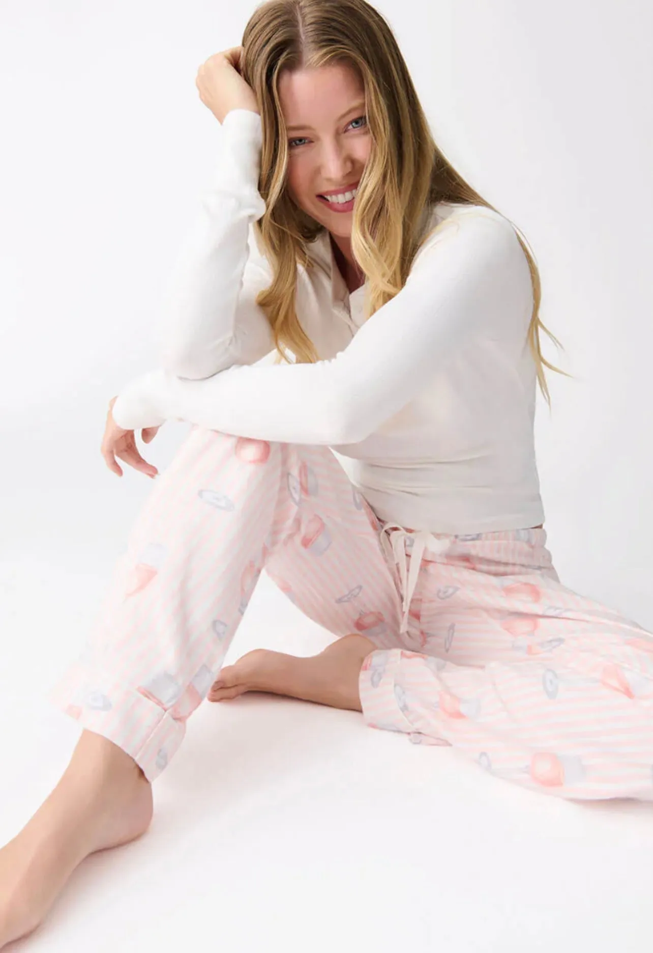 PJ Salvage Pajama Pant Pink Mist