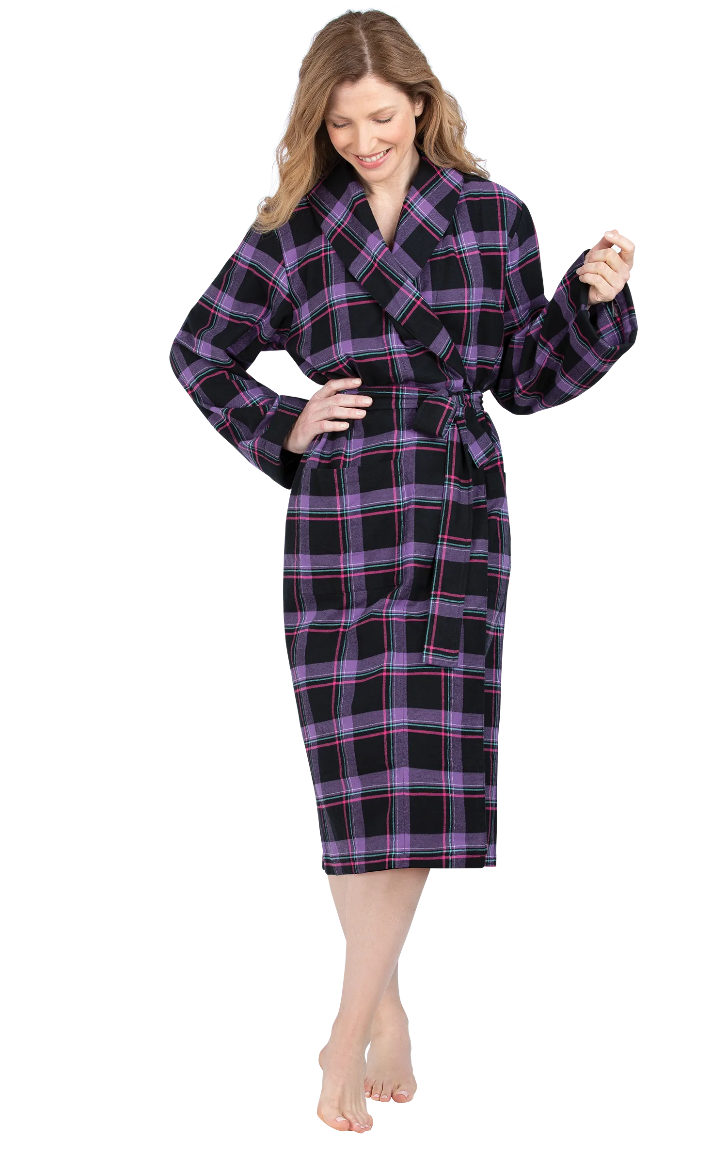 Plaid Flannel Robe