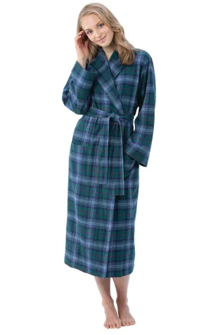 Plaid Flannel Robe