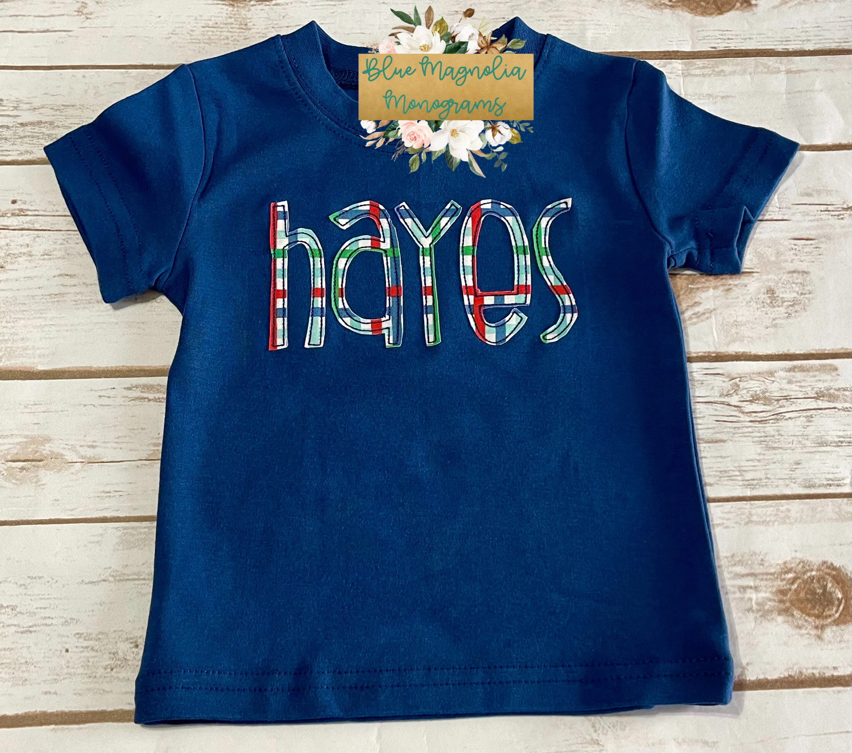 Plaid Name Shirt