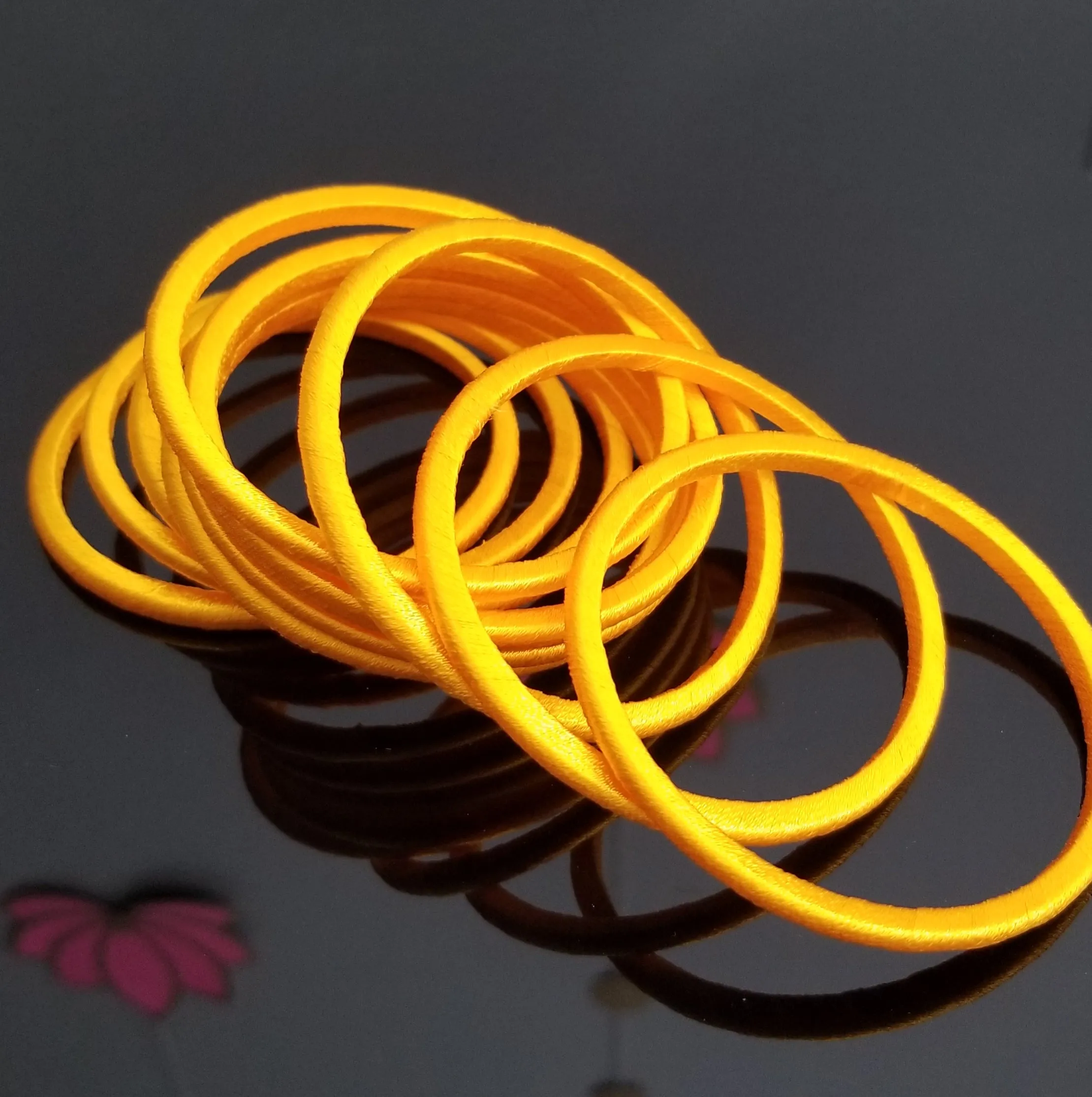 Plain Silk Thread Bangles 1713