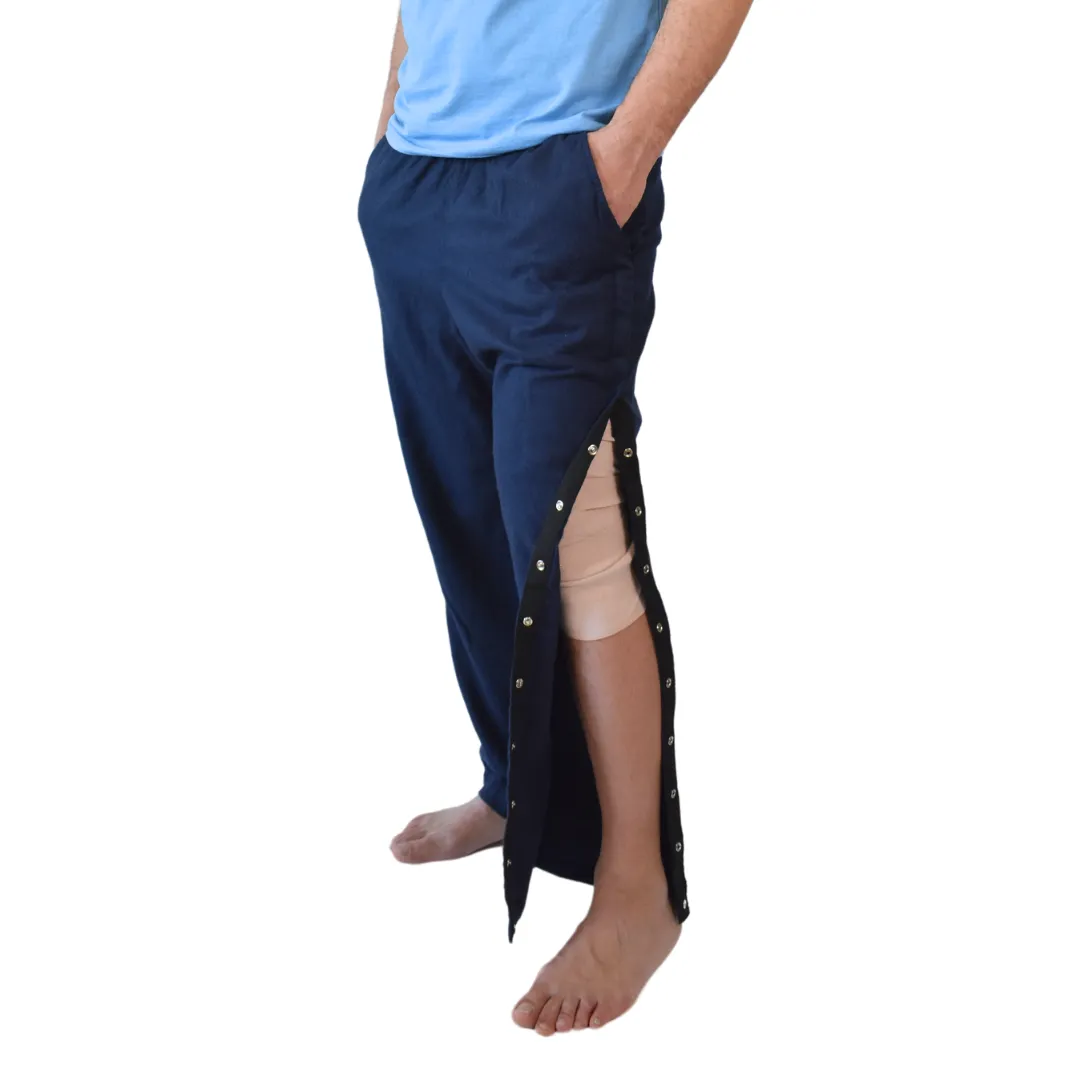 Post Surgery Recovery Unisex Tearaway Flannel Pajamas