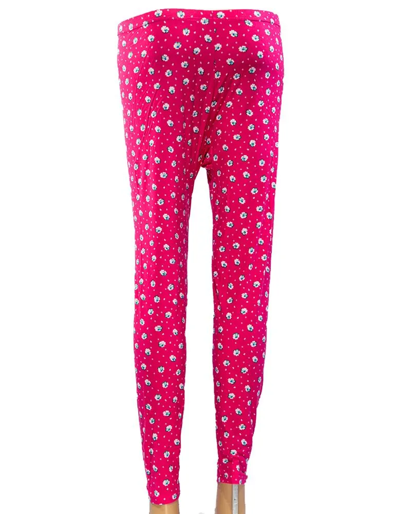 Printed Tights - Jersey Pajama For Women - PP-002