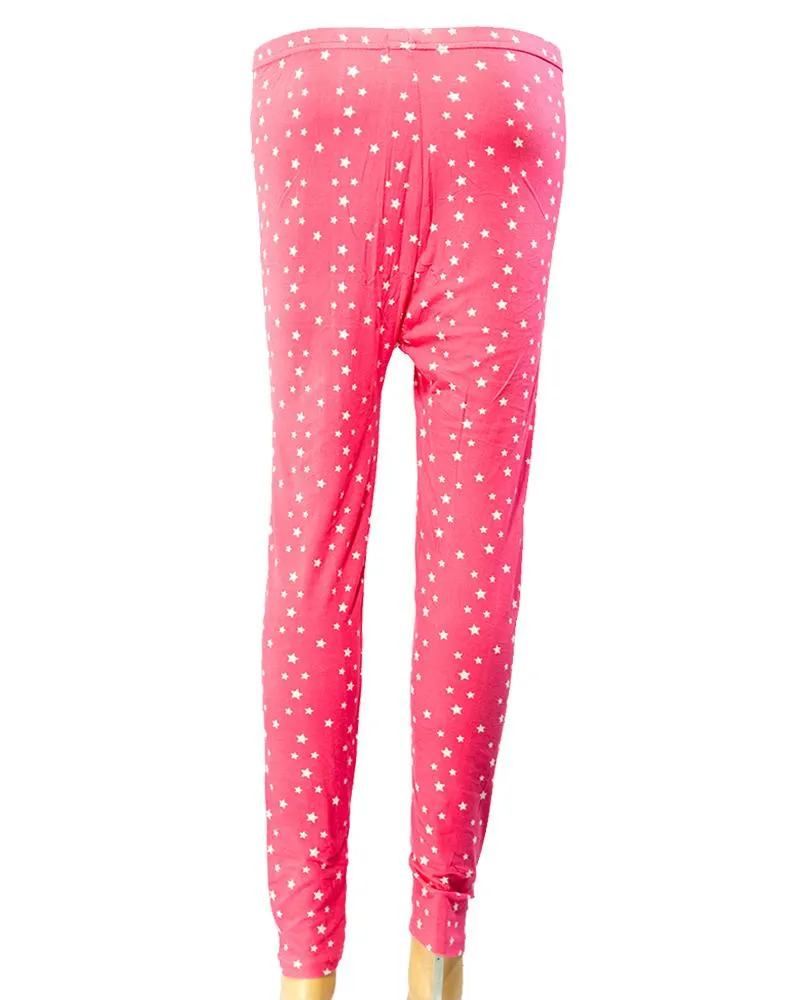 Printed Tights - Jersey Pajama For Women - PP-003