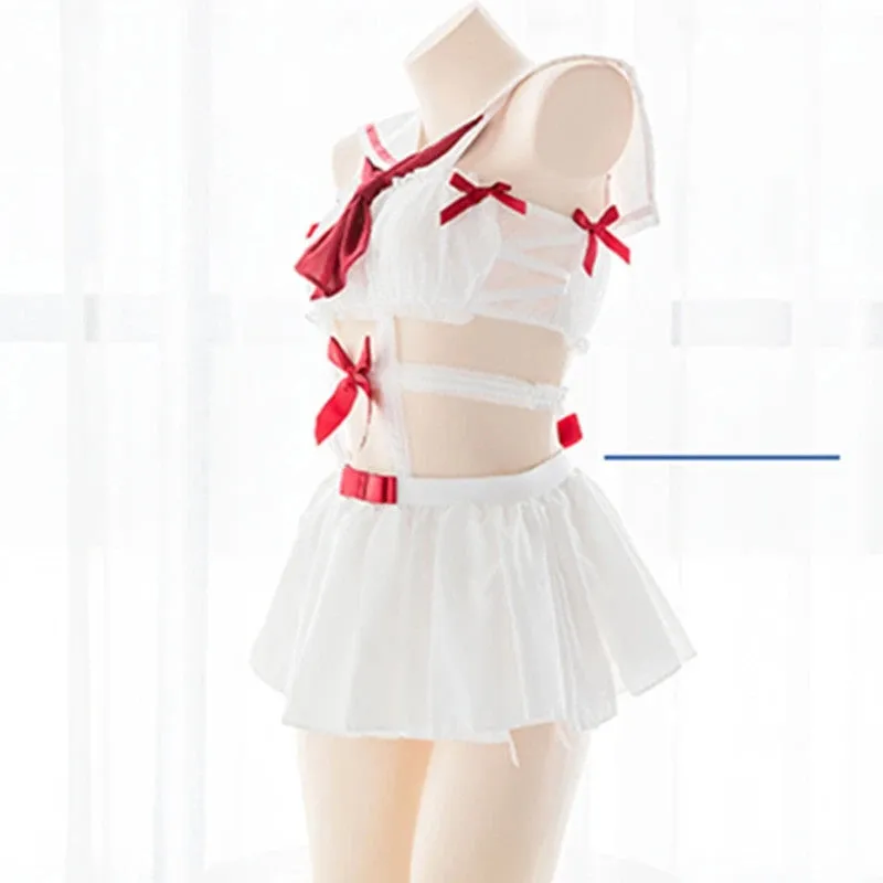 "CUTE BOW SAILOR DRESS" SUIT Y042114