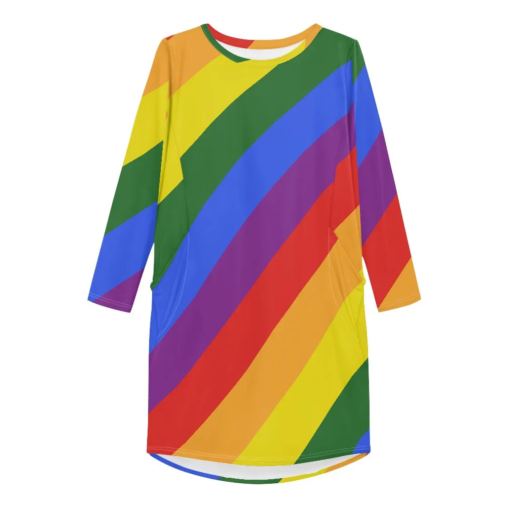 Rainbow Long sleeve nightdress