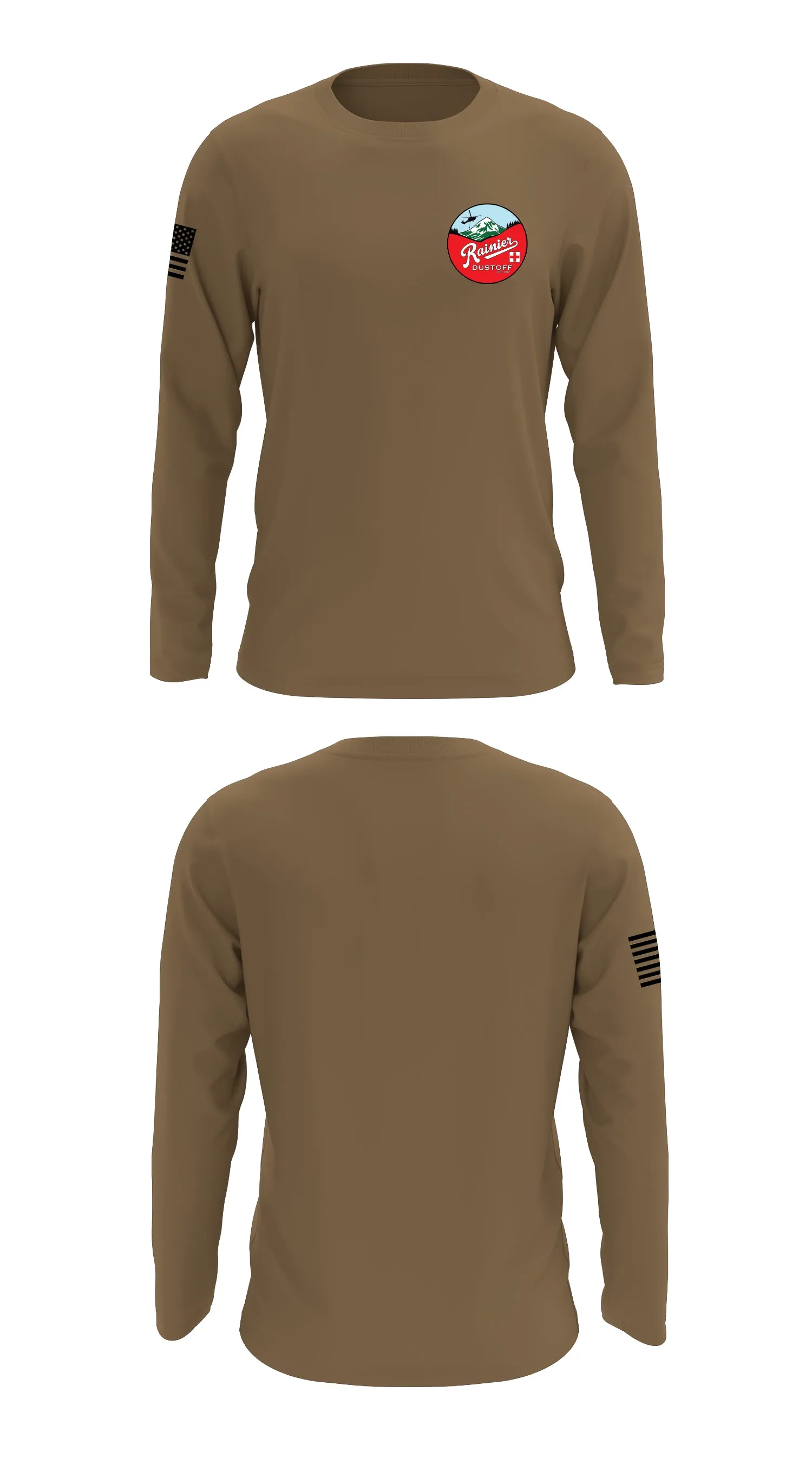 Rainier Dustoff Store 1 Core Men's LS Performance Tee - 92219085030