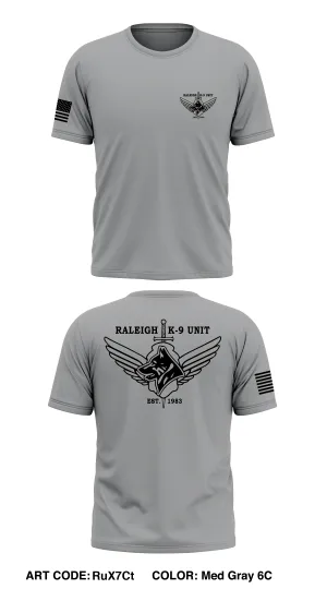 Raleigh K-9 Unit Store 1 Core Men's SS Performance Tee - RuX7Ct