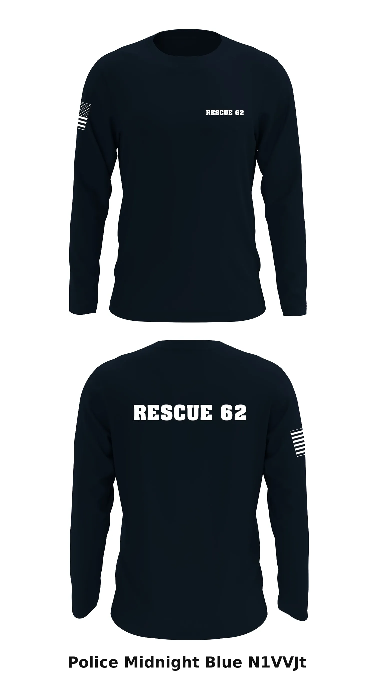 Rescue 62 Store 1 Core Men's LS Performance Tee - N1VVJt