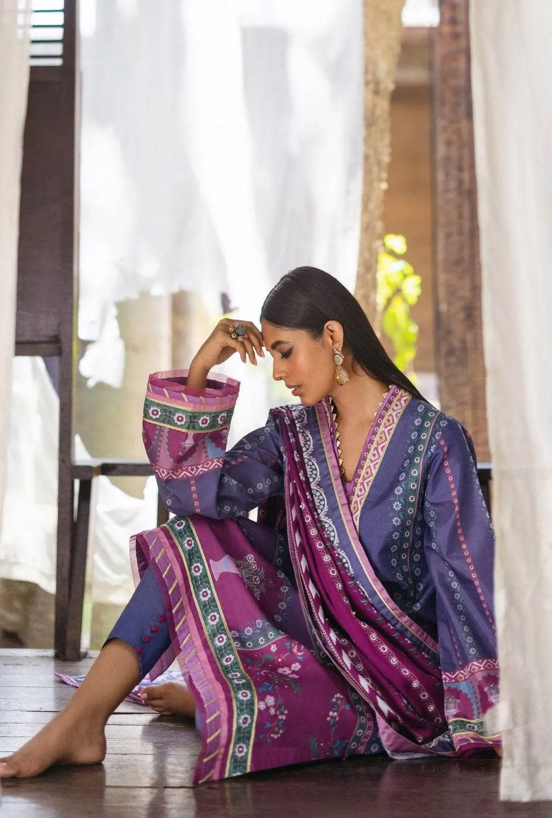 Restocked/Mushq Silk Luxury/Indigo