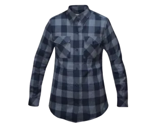 Revolution Gear Plaid Black and Gray Ladies Flannel CLOSEOUT