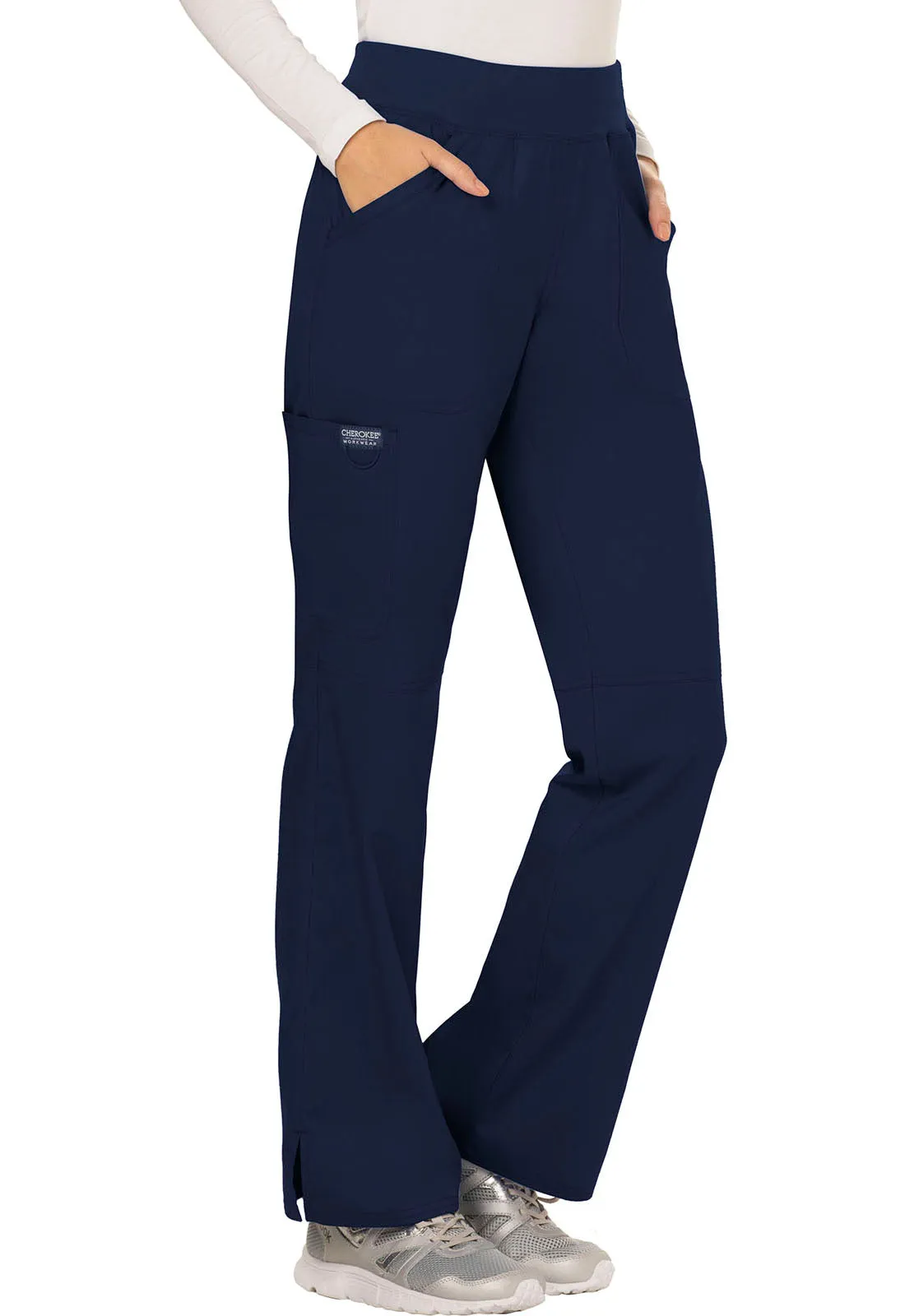 Revolution WW110 Mid Rise Straight Leg Pull-on Pants Navy