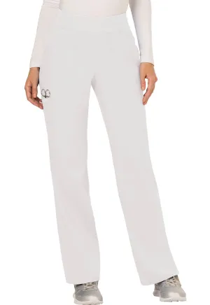 Revolution WW110 Mid Rise Straight Leg Pull-on Pants White