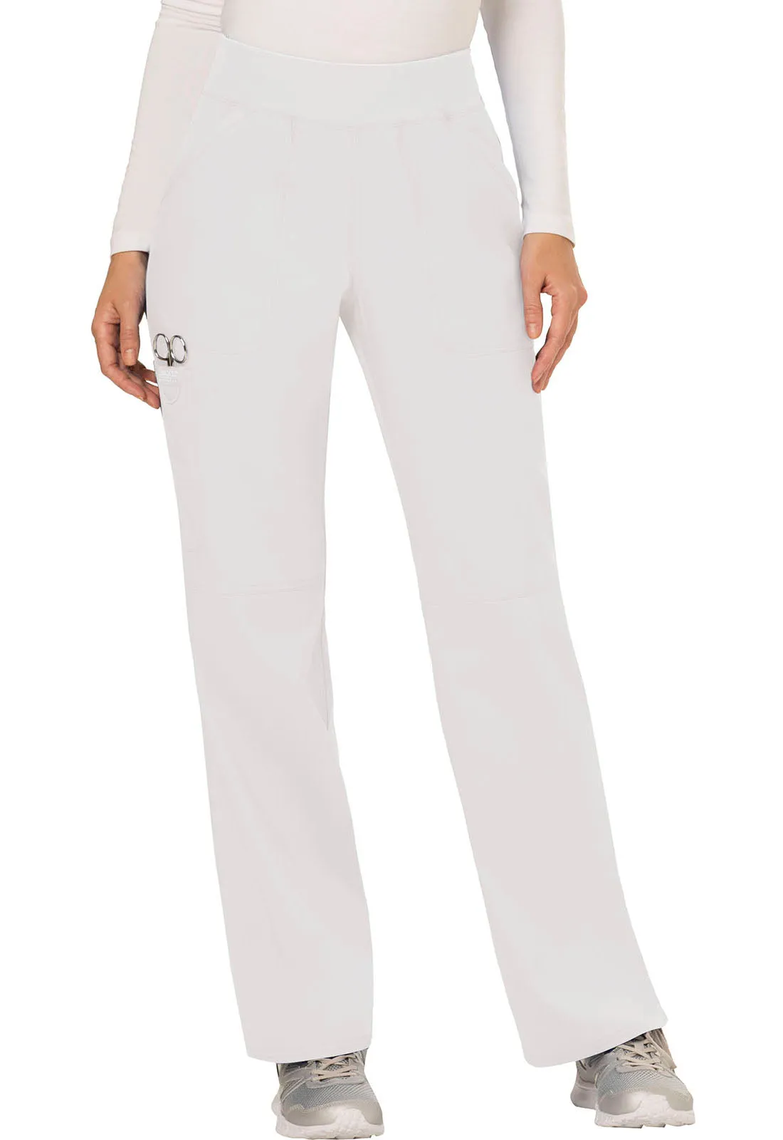 Revolution WW110 Mid Rise Straight Leg Pull-on Pants White