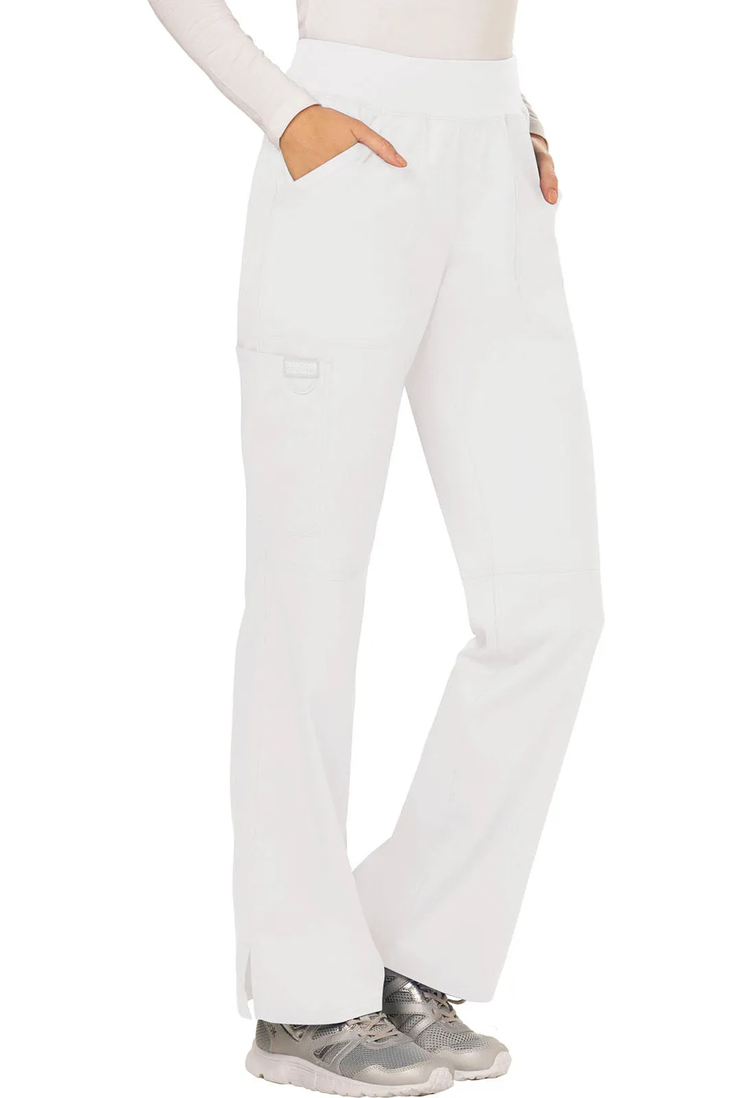 Revolution WW110 Mid Rise Straight Leg Pull-on Pants White