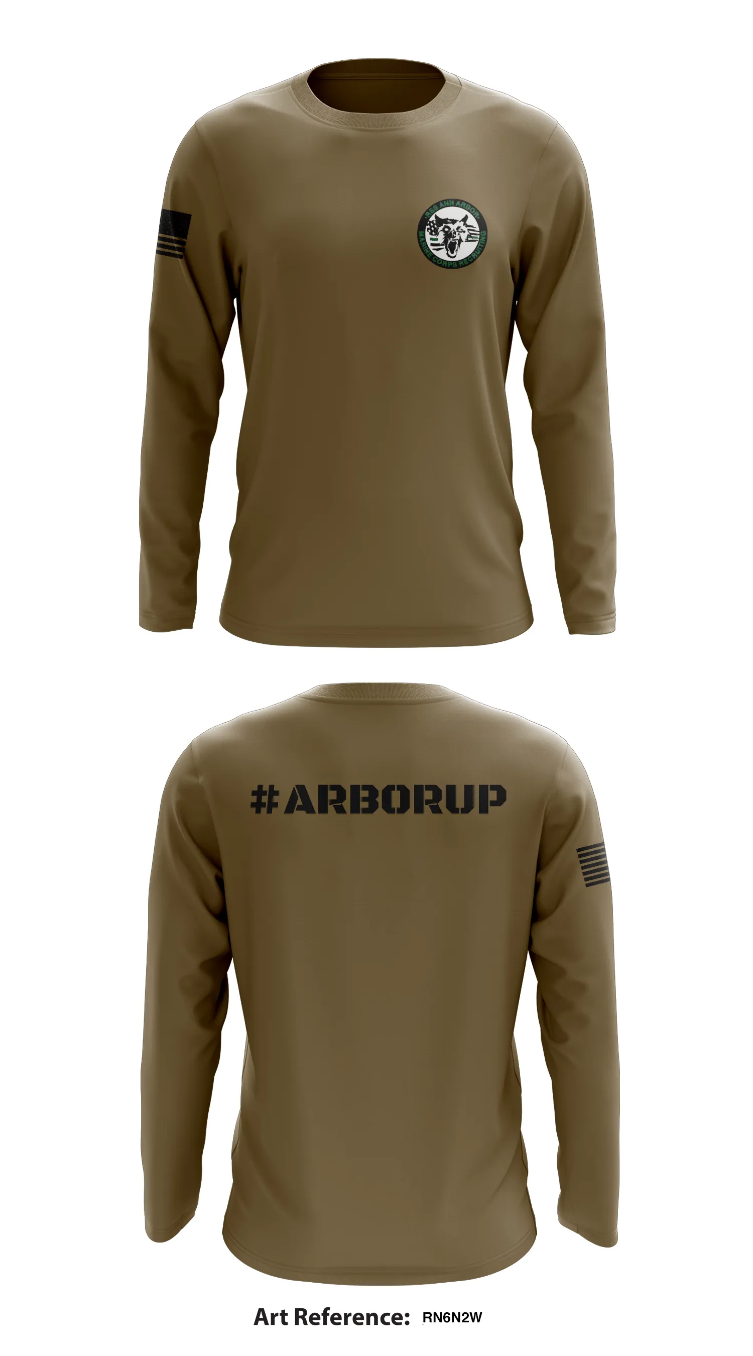 RSS ANN ARBOR Store 1 Core Men's LS Performance Tee - rn6n2W