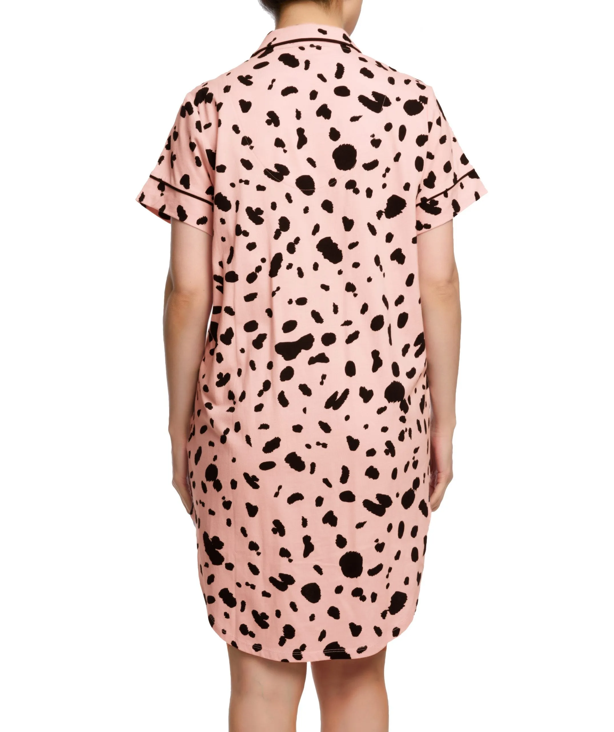Sadie Short Sleeved Night Shirt - Dappled Spot