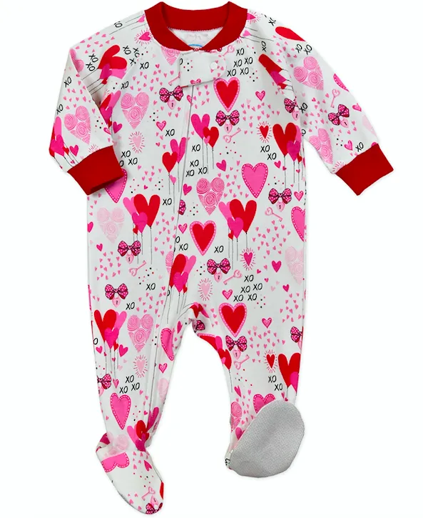 Sara’s Prints Long Sleeve Heart Balloons Nightgown