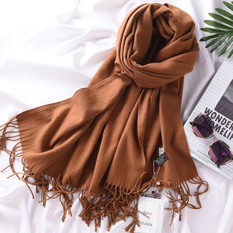 Scarves Ladies Cashmere Scarf Warm Shawl Wool Scarf Women Autumn Winter Scarves Wraps