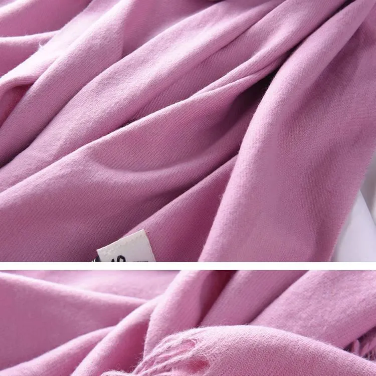 Scarves Ladies Cashmere Scarf Warm Shawl Wool Scarf Women Autumn Winter Scarves Wraps