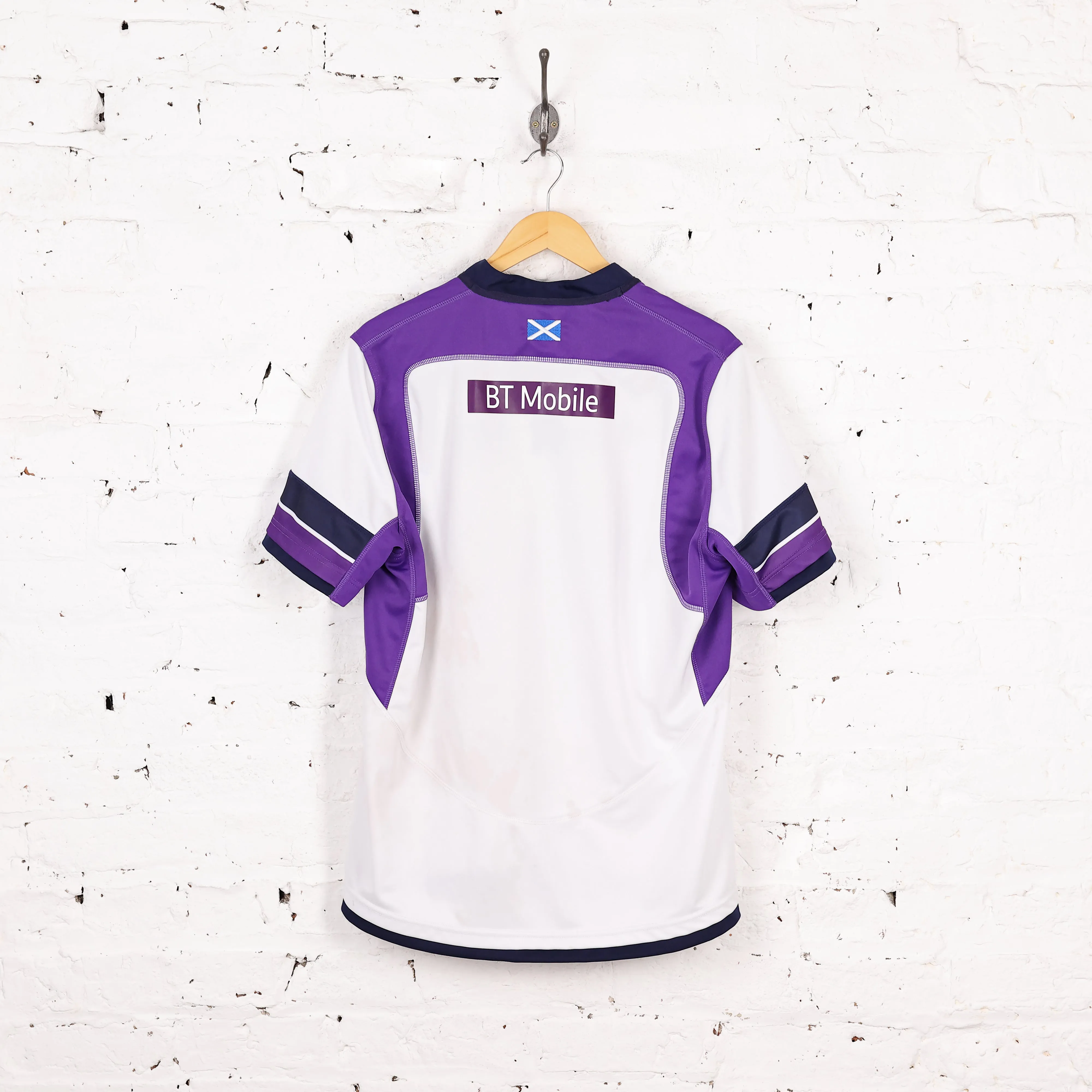 Scotland Macron Away Rugby Shirt - White - L