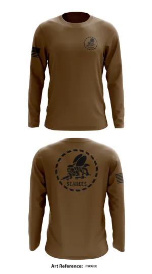 Seabees Store 1 Core Men's LS Performance Tee - P9CQee