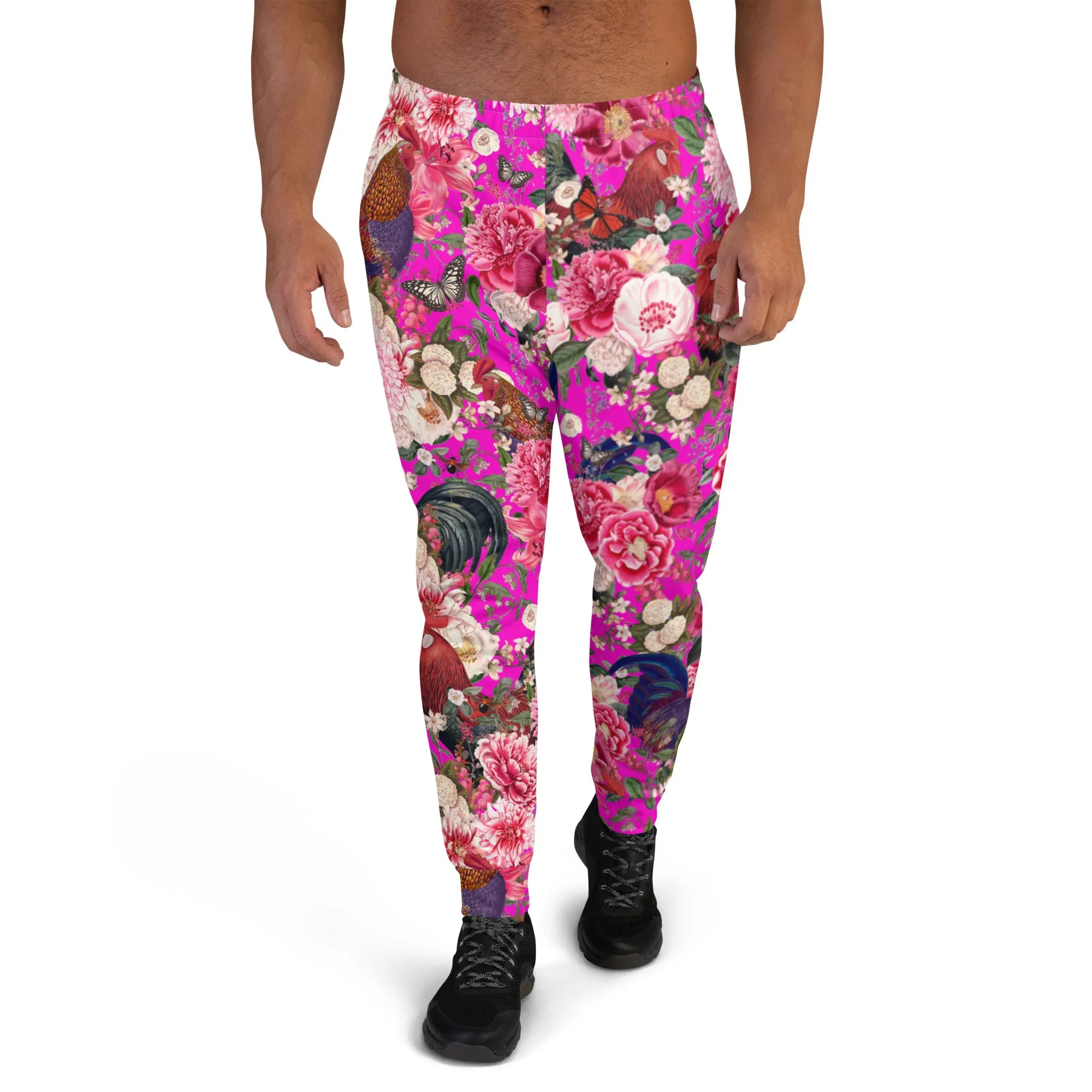 Secret Chicken Garden Unisex Joggers, roosters