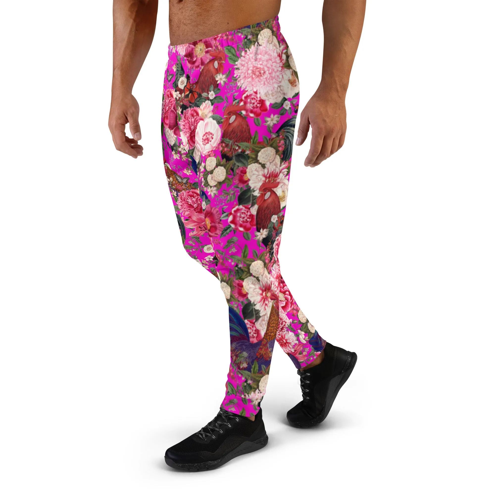 Secret Chicken Garden Unisex Joggers, roosters