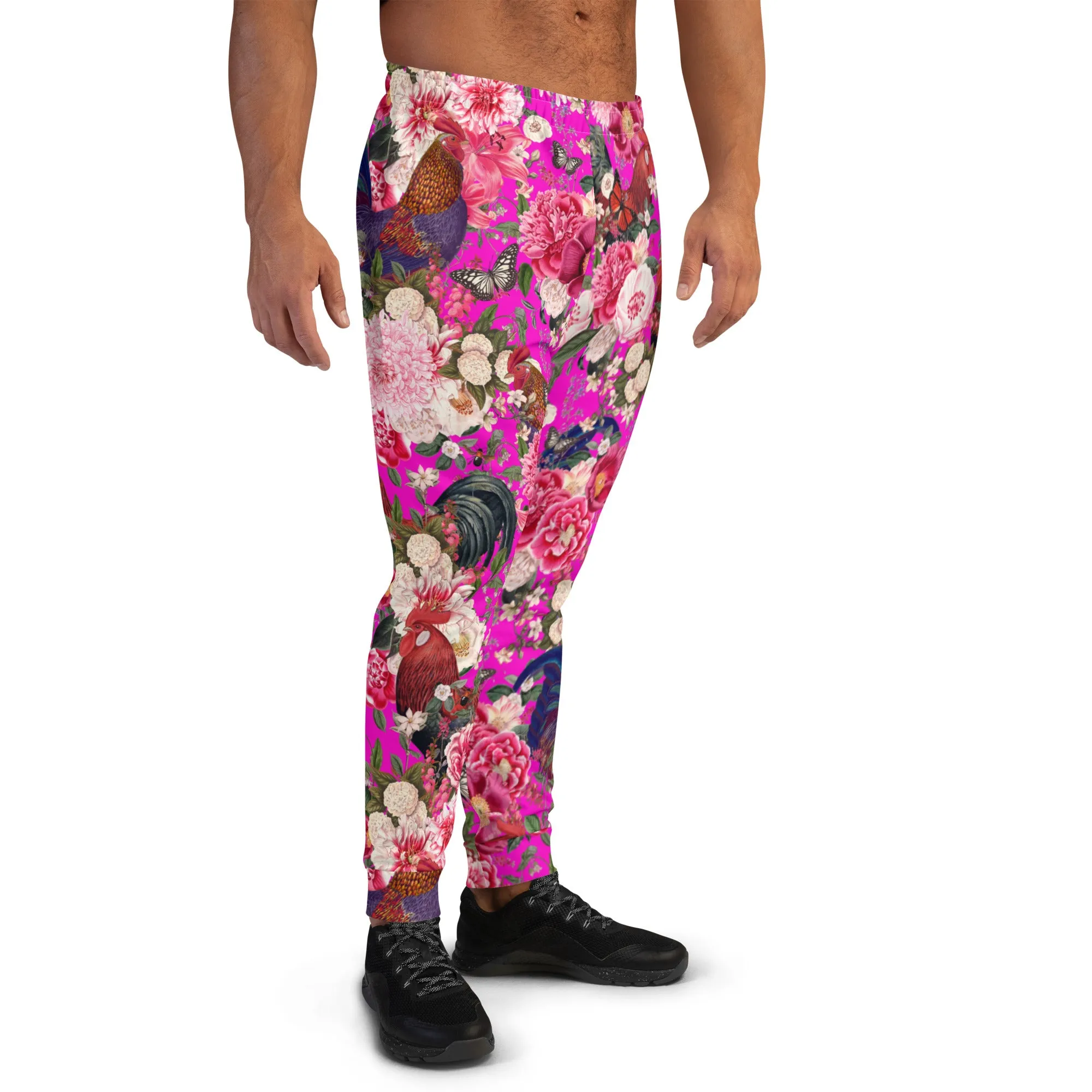 Secret Chicken Garden Unisex Joggers, roosters