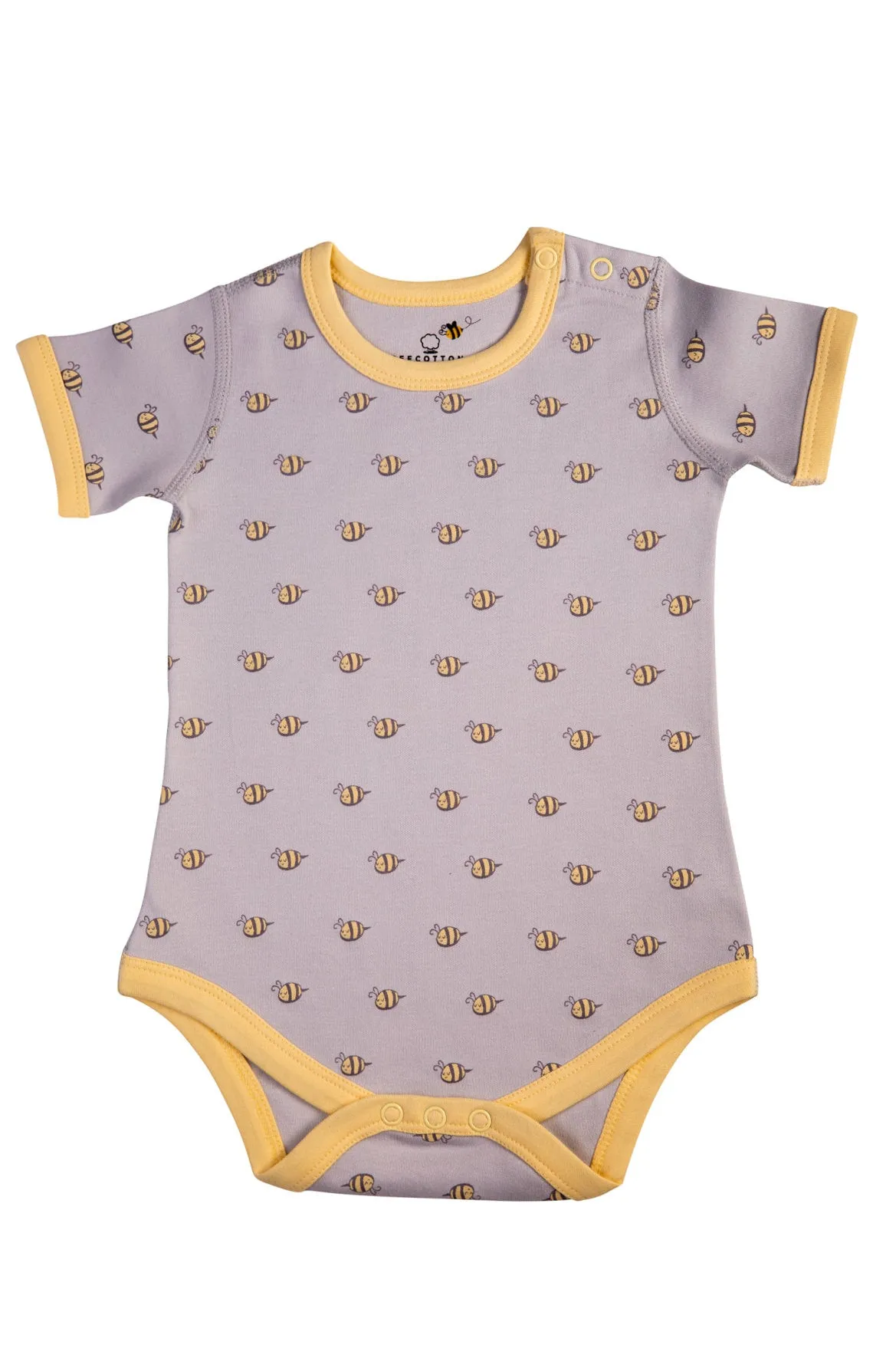 Set of Baby Unisex Organic LS & SS Bodysuits (6 Piece Set)