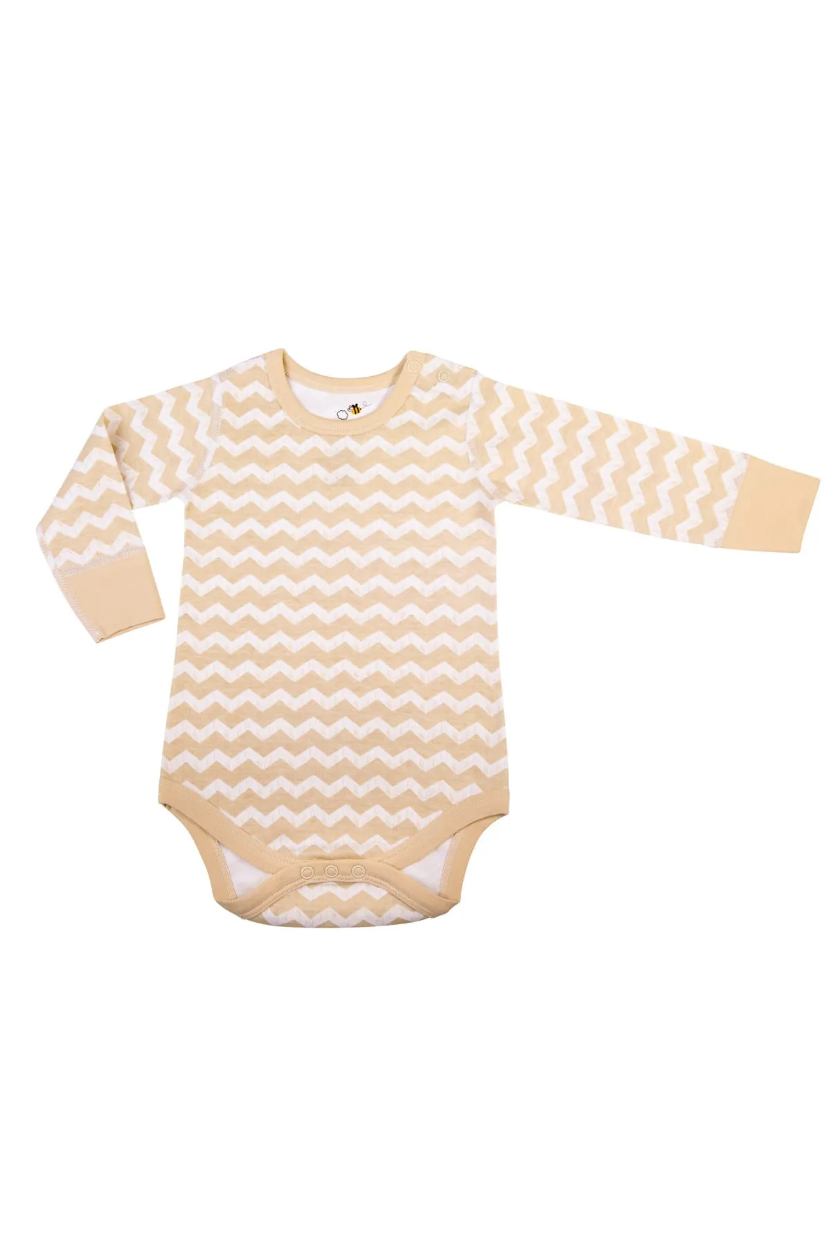 Set of Baby Unisex Organic LS & SS Bodysuits (6 Piece Set)