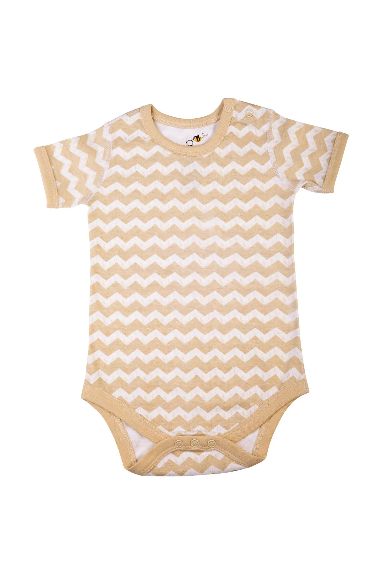Set of Baby Unisex Organic LS & SS Bodysuits (6 Piece Set)